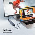 BENFEI 7-i-1 USB-C-adapterhub - 4K HDMI 60Hz, 100W PD, 3x USB-A, SD- og microSD-kortleser