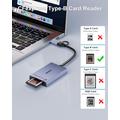 BENFEI CFexpress Type B USB-C/USB-A-kortleser - 10Gbps - Grå