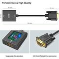 BENFEI HDMI/VGA-adapter - 3.5mm-kontakt, Full HD 1080p - svart