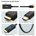 BENFEI USB-C/HDMI-kabel - 4K 30Hz - 1m - svart