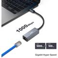 BENFEI USB-C/RJ45-adapter - 1000Mbps - grå