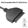 BENFEI USB-C/USB-A 3.0/SATA III Adapter Cable for 2.5" HDD and SSD - Black