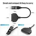 BENFEI USB-C/USB-A 3.0/SATA III Adapter Cable for 2.5" HDD and SSD - Black