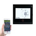 BHT-002 Smart WiFi-termostat for varmtvannsbereder med berøringsskjerm - svart