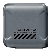 BK-127D 12-ports ladestasjon for skrivebord, 1200W - svart