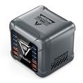 BK-127D 12-ports ladestasjon for skrivebord, 1200W - svart