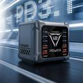 BK-127D 12-ports ladestasjon for skrivebord, 1200W - svart