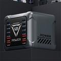 BK-127D 12-ports ladestasjon for skrivebord, 1200W - svart