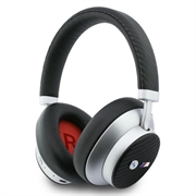 BMW M trådløse on-ear-hodetelefoner med karbon- og metalllogo og ENC - sølv