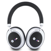 BMW M trådløse on-ear-hodetelefoner med karbon- og metalllogo og ENC - sølv