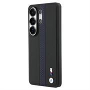 Samsung Galaxy S26 Ultra BMW M Perforated Stripes and Metal Logo magnetisk-deksel - blå / svart