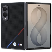 Samsung Galaxy Z Fold8 BMW M Perforated Tricolor Stripe Magnetisk-deksel - svart