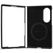 Samsung Galaxy Z Fold8 BMW M Perforated Tricolor Stripe Magnetisk-deksel - svart