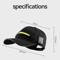 BQ-TD3 Oppladbar LED-baseballcap med 3 lysmoduser - svart