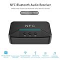 BT200 NFC Bluetooth 5.0-lydmottaker - AUX 3.5mm og RCA-adapter - svart