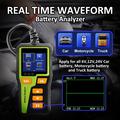 BT30 batteritester og -analysator for biler, motorsykler og lastebiler - 1.8", 6V/12V/24V