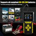BT80 2-i-1 OBD2-diagnoseskanner og batteritester - 6V-24V, 2.4" HD-TFT-skjerm