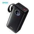 BWOO 3-ports powerbank med 22.5W hurtiglading - 30000mAh