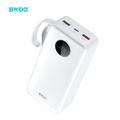 BWOO 3-ports powerbank med 22.5W hurtiglading - 30000mAh