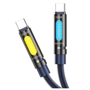 BWOO Aromaterapi USB-C/USB-C-ladekabel - 240W, 1.2m - mørkeblå