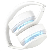 BWOO RGB trådløse hodetelefoner med ANC - hvit