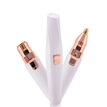 BZ-202 2-i-1 øyenbryn- og ansiktshårfjerner - hvit