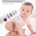 Neseaspirator og elektrisk ørevoksfjerner for babyer - hvit
