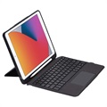 iPad 10.2/iPad Air (2019)/iPad Pro 10.5 Bakbelyst Tastaturveske - Svart