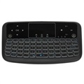 Bakbelyst Trådløst Tastatur / Berøringsplate Smart TV A36 - Svart