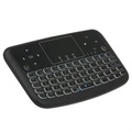 Bakbelyst Trådløst Tastatur / Berøringsplate Smart TV A36 - Svart