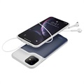 Ladedeksel til iPhone 11 Backup - 6000 mAh - mørkeblå/grå