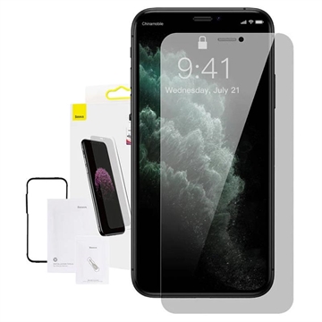 iPhone XR/11 Baseus 0,3 mm herdet glass i fullskjerm