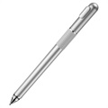 Baseus 2-i-1 Kapasitiv Touchscreen Stylus og Ballpoint Pen - Sølv