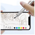 Baseus 2-i-1 Kapasitiv Touchscreen Stylus og Ballpoint Pen - Sølv