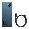 Baseus Adaman Metal Digital Display Quick Charge Power Bank 20000mAh/65W - 2xUSB-A, USB-C