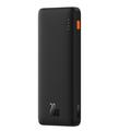 Baseus Airpow 10000mAh hurtigladet powerbank med to porter - 20W - svart