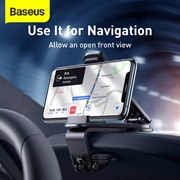 Baseus Big Mouth Pro SUDZ-A01 universell mobiltelefonholder til bil - 4.7-6.5" - svart