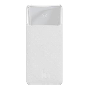 Baseus Bipow 15W strømbank 10000mAh - Hvit