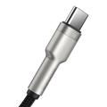 Baseus Cafule Metal Series USB-A til USB-C-kabel - 66W, 1m - Svart