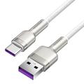 Baseus Cafule Metal Series USB-A til USB-C-kabel - 66W, 2m - hvit