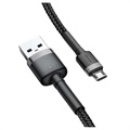 Baseus Cafule MicroUSB Kabel CAMKLF-CG1 - 2m - Grå / Svart