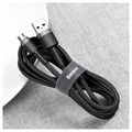 Baseus Cafule MicroUSB Kabel CAMKLF-CG1 - 2m - Grå / Svart