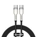 Baseus Cafule metall-USB-C-kabel 100W CATJK-C01 – 1m – svart
