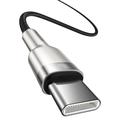 Baseus Cafule metall-USB-C-kabel 100W CATJK-C01 – 1m – svart
