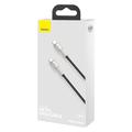 Baseus Cafule metall-USB-C-kabel 100W CATJK-C01 – 1m – svart