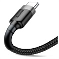 Baseus Cafule USB 2.0 / Type-C Kabel CATKLF-CG1 - 2m - Svart / Grå