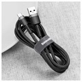 Baseus Cafule USB 2.0 / Type-C Kabel CATKLF-CG1 - 2m - Svart / Grå