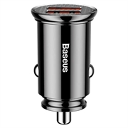 Baseus sirkulær 2xUSB QC3.0 5A 30W billader CCALL-YD01 - svart