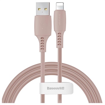 Baseus fargerik USB 2.0/Lightning-kabel CALDC-04 - 1,2 m - Rosa