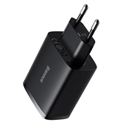 Baseus kompakt hurtiglader CCXJ020101, 3x USB, 17W